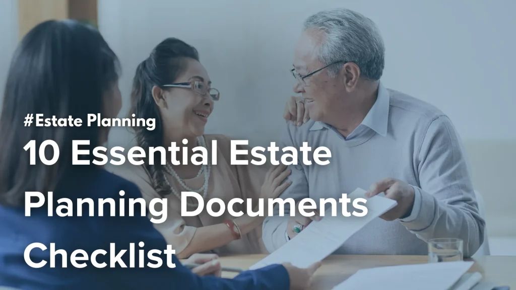 10 Essential Estate Planning Documents Checklist Image